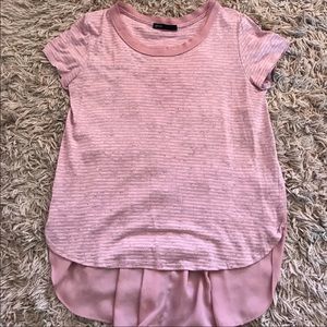 GIBSON Pink T-shirt with Back detail : Size M